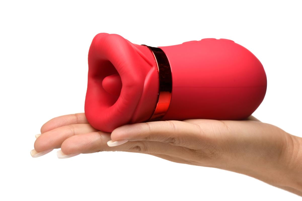 LICKGASM - Kiss Me More Clitoral Stimulator Suction, Vibration & Kissing