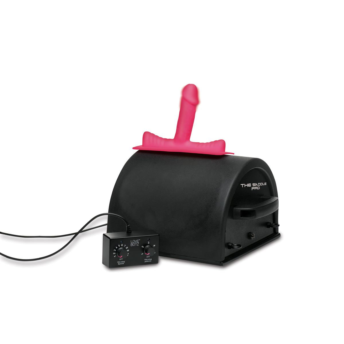 LOVE BOTZ - 50X Saddle Pro Sex Machine with 4 Attachments - Black