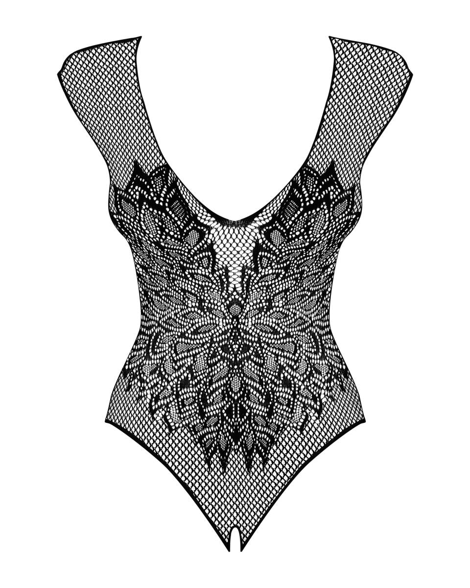 Net Body With Open Crotch