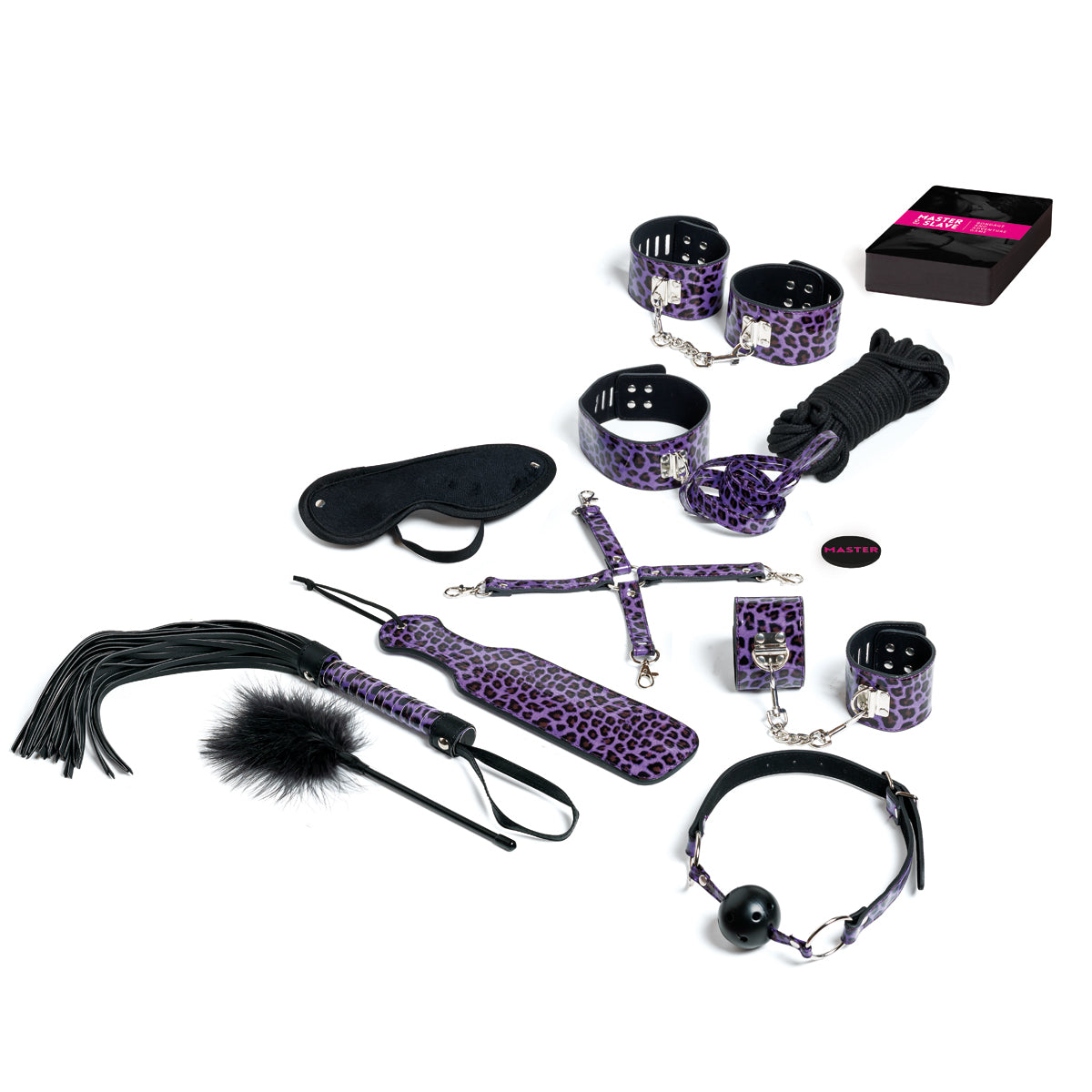 Tease & Please - Master & Slave Bondage Game - Purple
