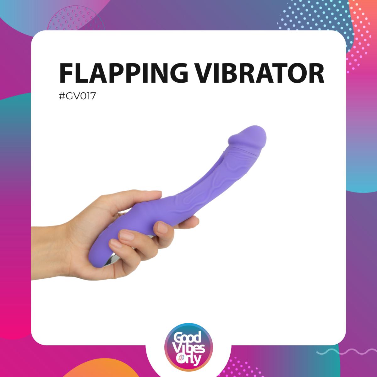 Good Vibes Only - Flax Vibrating Dildo with G-Spot Stimulator