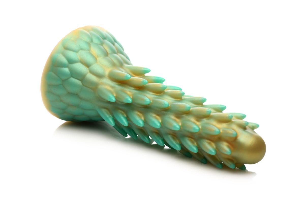 Stegosaurus Spiky Reptile Dildo - Green