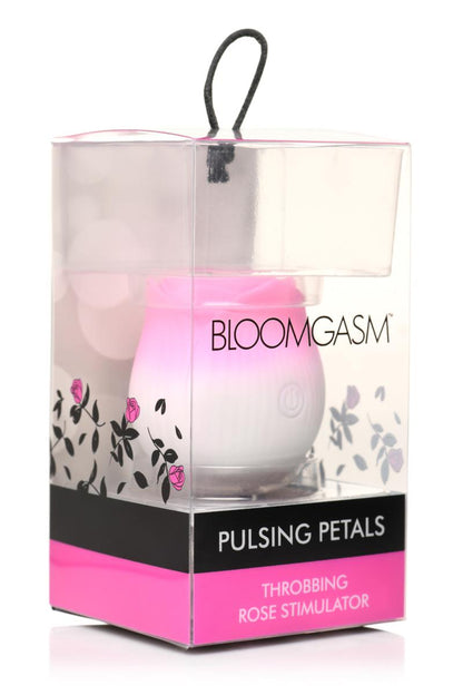 BLOOMGASM - Pulsing Petals Stimulator Throbbing Rose - Pink