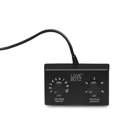 LOVE BOTZ - 50X Saddle Pro Sex Machine with 4 Attachments - Black