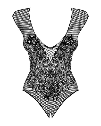 Net Body With Open Crotch