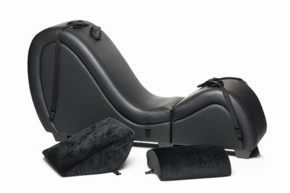 Kinky Sex Lounge with Cushions - Black