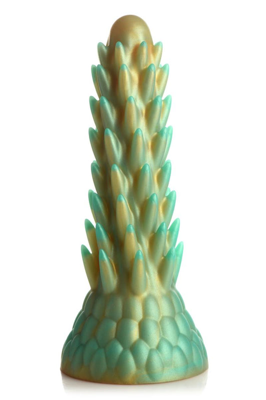 Stegosaurus Spiky Reptile Dildo - Green