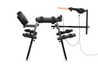 XR Brands - Obedience Bench with Sex Machine - Black