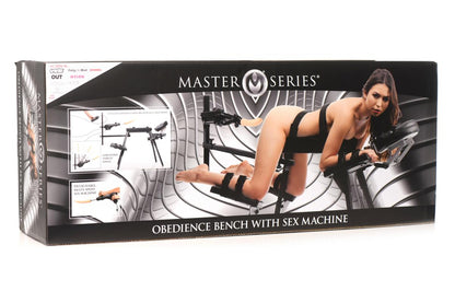 XR Brands - Obedience Bench with Sex Machine - Black